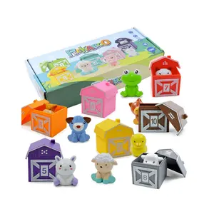 Finger Puppet Educational Sensory Toys Animal Matching Sorting Counting Farm Animal Toys