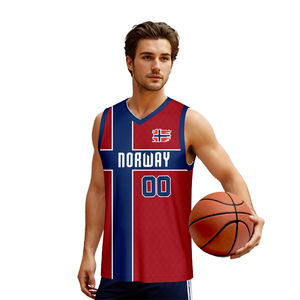 قمصان كرة سلة رجالية بتصميم ريترو للارتداء اليومي، مصنوعة من البوليستر 100٪، سريعة الجفاف، بيع بالجملة من المصنع - Product Image 6