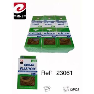 Elastici in gomma MNJ N8 Naturali multiuso 12 pezzi - Product Image 1
