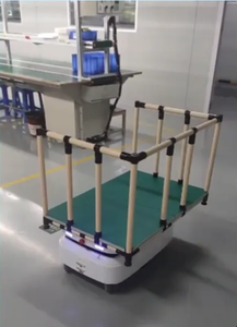AGV intelligent à haute capacité de charge de 300 kg avec navigation automatique, <span class=keywords><strong>robot</strong></span> de livraison industriel intelligent pour services et levages - Product Image 4