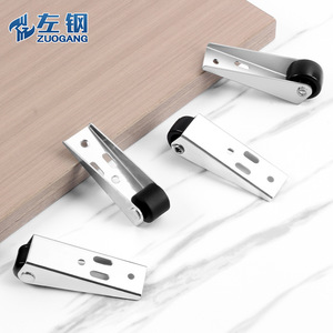 Roulettes inférieures pour porte coulissante Zuogang, en acier zingué, roulement fluide, pour usage mobilier - Product Image 2