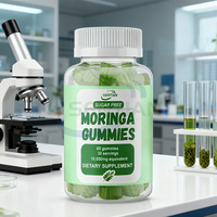 Complément Alimentaire OEM Marque Privée Végétalien Pur Extrait de Feuilles de Moringa en Poudre Bonbons Gélifiés pour Adultes