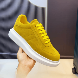 Alexander - Zapatos Deportivos Casuales Diarios Mc con Parte Superior de Gamuza Azul Moderna y a la Moda, con Suela Gruesa para Mayor Altura, Modelo Queen - Product Image 3