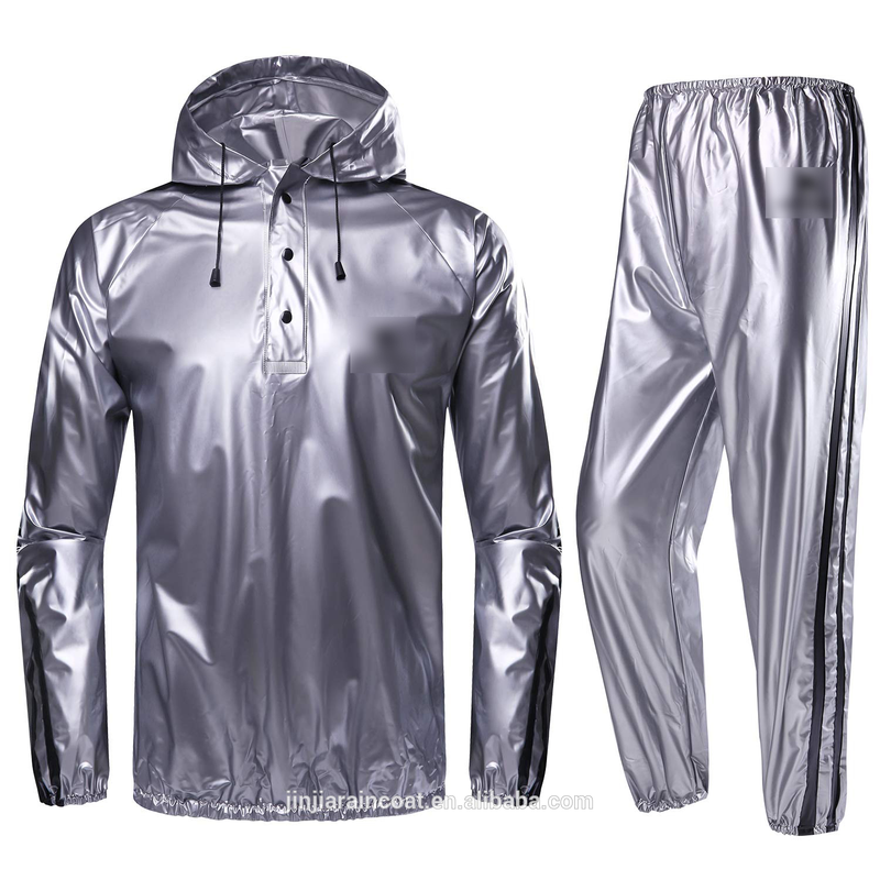 Custom PVC Men Running Slimming Sweat