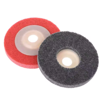 Roue en fibre de nylon abrasive résistante à l'usure, roue non tissée pour le débavurage des pièces automobiles