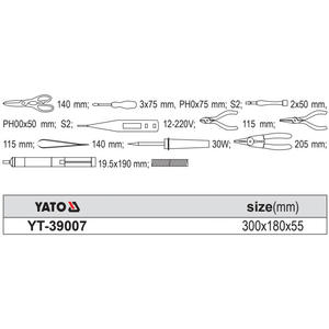 E-Tuo 13-Piece Telecommunications <b>Tool</b> <b>Set</b> YT-39007 Hand <b>Tool</b> Kit Repair <b>Tools</b> With Carry Bag - Product Image 2