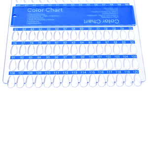 Nuancier de Couleurs Complet 120 Teintes pour Ongles, Prédécoupé, en ABS, Professionnel pour Salon, Carte d'Échantillons de Vernis Gel - Product Image 6