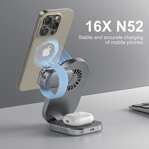 가오이 패션 스마트워치 멀티인원 홈 무선 충전 휴대용 플렉시블 데스크탑 15W QC3.0 (맞춤형 조절 가능) - Product Image 3