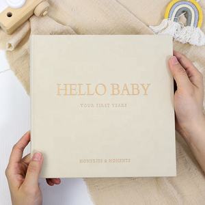 Álbum de Fotos y Diario de Recuerdos Personalizado <span class=keywords><strong>para</strong></span> el Primer Año del Bebé, Regalo de Recuerdo <span class=keywords><strong>para</strong></span> Baby Shower, Venta al por Mayor - Product Image 2