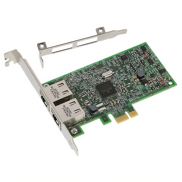 1Gbps Gigabit Ethernet Adapter PCIe 2.0 X1 Interface Dual Port RJ-45 BCM5720 & BCM95720A2003AC Controllers for Server