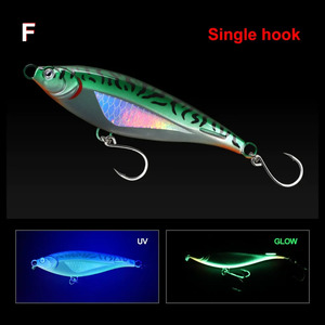 Leurre de pêche en mer coulant type <span class=keywords><strong>crayon</strong></span>, 45g 90g, 13cm 17cm, pour gros poissons, longue portée, appât artificiel dur pour thon - Product Image 6