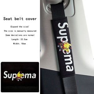 Cinturones de Seguridad para Automóvil con Diseño de Pikachu Antideslizante, con Cubierta Cómoda de Material de Poliéster, Ajuste Universal - Product Image 6