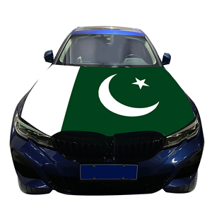 <span class=keywords><strong>Housse</strong></span> de capot de voiture Pakistan 120x150cm en gros – Drapeau abordable, résistant à l'usure et durable pour capot moteur de voiture - Product Image 5