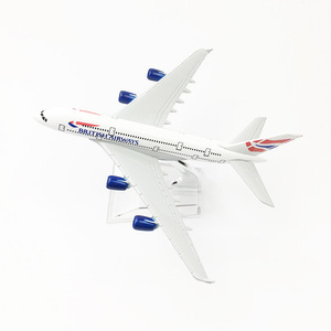 Modèle d'avion en métal moulé sous pression à l'échelle 1/500, 14 cm, British <span class=keywords><strong>Airways</strong></span> Airbus A380, avec support - Product Image 4