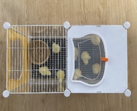YIWAN Poulailler, Cages à volailles en fil métallique, Cages d'élevage en métal, Aviaries en métal, Cages pour animaux de compagnie pour fermes