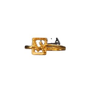 Premium Quality Unique Designer <b>Statement</b> <b>Ring</b> for Women Classic Gold Plain Style for Wedding Party or Anniversary - Product Image 1