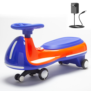 Voiture à bascule pour enfants avec batterie rechargeable 2 en 1, roues anti-retournement lumineuses et pédale, pour enfants <span class=keywords><strong>de</strong></span> 3 ans et <span class=keywords><strong>plus</strong></span> - Product Image 1