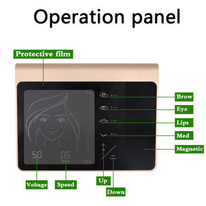 Icroblading: attoo it achachachachine est Belling Intelligent igigital Ouch crecreen ermanent keakeup yebroidery lectric - Product Image 2