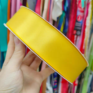 4 cm Polyester şeritler 100 metre şerit rulo ebedi gül çiçekler ile 1.5 inç pembe çift yüz saten kurdele - Product Image 4