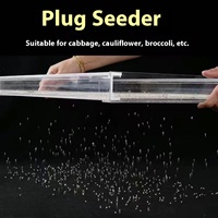 Yitran plastique Simple épaissi Transparent semis plateau semoir bouchon plateau semis outil pour chou et céleri