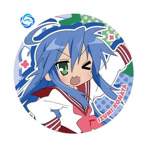 ป้ายดวงดาวนำโชคแบบเลเซอร์รูปดาวอนิเมะที่แฟนๆทำจากเลเซอร์ Konata-S Izumi <span class=keywords><strong>Kagami</strong></span> Hiiragi tsukasa hiiruki miyara TAKARA PIN - Product Image 5