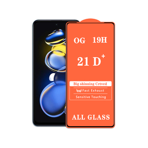 21D Full Cover HD Protecteur d'écran en verre trempé anti-rayures pour <span class=keywords><strong>iPhone</strong></span> 15/14/13 pour Samsung S24/S23 Tecno - Product Image 1