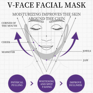 Sangle double menton OEM pour lifting du visage, acide hyaluronique, collagène profond, masque de lifting du visage en V, cou - Product Image 5