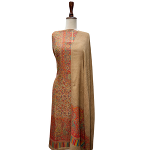 Premium Jacquard Jamawar <b>Suits</b> <b>Women</b> Elegant <b>3</b> <b>Piece</b> Ensemble Rich Texture Festive Formal Dress OEM ODM Bulk Manufacturer - Product Image 3