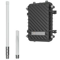 Passerelle LoRaWAN industrielle extérieure IP67 étanche 8 canaux longue portée avec serveur réseau intégré MQTT 4G/Wi-Fi Backhaul