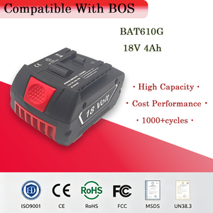 耐用的 18V BAT610G 电池，适用于 BOS 杆式无绳冲击起子、电锤和电钻起子工具 - Product Image 1