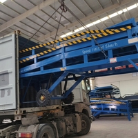 Nouvelle rampe de chargement portable certifiée CE, 8 tonnes, niveleur de quai mobile (acier Q235), utilisation domestique, commerce de détail, restaurant, usine de fabrication