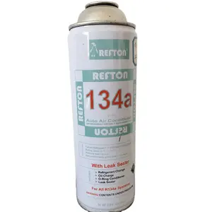 Venta caliente de gas refrigerante de R134a 500G refrigerante de gas Auto acondicionador 500g de gas