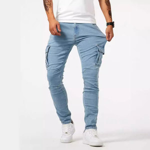 Pantalones Vaqueros Cargo al por Mayor para <span class=keywords><strong>Hombre</strong></span>, Nuevos Pantalones Vaqueros de Moda para <span class=keywords><strong>Hombre</strong></span>, Pantalones Ajustados para <span class=keywords><strong>Hombre</strong></span>, Pantalones para <span class=keywords><strong>Hombre</strong></span> - Product Image 2