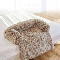 Coussin de canapé pour animaux de compagnie en peluche douce, durable et lavable avec fond antidérapant, tapis de couchage pour chien et chat, chaise de canapé, mobilier pour animaux de compagnie