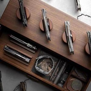 Boîte à montres en bois écologique certifiée FSC avec couvercle en acrylique, étui de rangement et de présentation luxueux pour hommes, forme rectangulaire DS - Product Image 6