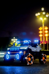 Nouvelle voiture électrique à quatre roues motrices en plastique Junle <span class=keywords><strong>ABM</strong></span>-8688 pour enfants de 2 à 13 ans - Product Image 3