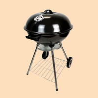 Barbecue au charbon de bois industriel et commercial, de type restaurant, pour cuisine extérieure, avec fumoir argentin et remorques à brochettes