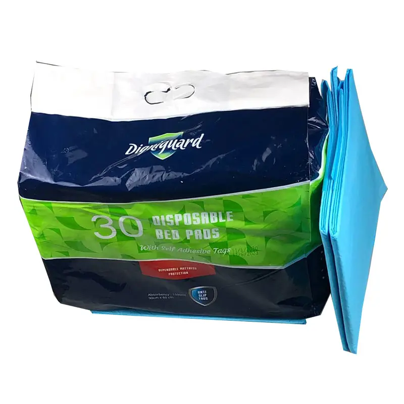 Almohadillas biodegradables para cama de enfermería, impermeables, tamaño grande, para incontinencia, Hospital, ancianos