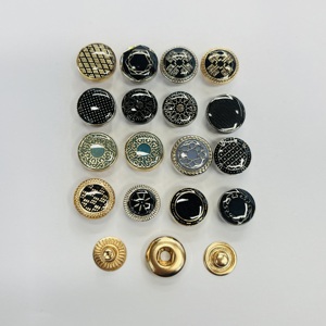 Oem biểu tượng tùy chỉnh kim loại Snap Nút Hợp kim kẽm nhấn nút với Shank phong cách cho hồi giáo thobe Hàng may mặc mạ kỹ thuật - Product Image 1
