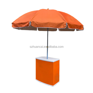 <span class=keywords><strong>Table</strong></span> de promotion portable en aluminium avec support de présentation en PP et parasol – Vente directe usine - Product Image 6
