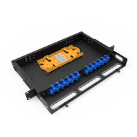 Plateau d'épissure 12/24 fibre Mtp/Otrans 8 cassettes Port panneau de brassage haute densité