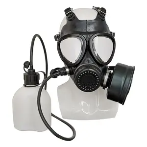 Alta Qualidade Duelo Respirador Máscara De Gás Proteção Nuclear Máscara De Gás Facial Completa