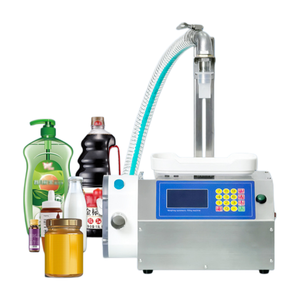 Machine de remplissage automatique à pompe à engrenages en acier inoxydable anti-goutte pour liquides visqueux (pâte de miel et de sésame) avec pesage quantitatif - Product Image 3
