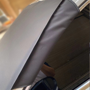 Parasol para Parabrisas Delantero, Tela Oxford 600D, Negro, Cubierta para Nieve, Antiescarcha, Versión para Sedán y SUV - Product Image 3