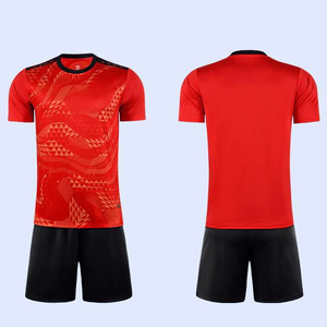 Camiseta de Fútbol Personalizada de Verano de Alta Calidad de Secado Rápido para Hombre, Camisetas de Fútbol de Poliéster/Algodón Sublimadas al por Mayor para Clubes y Equipos - Product Image 3