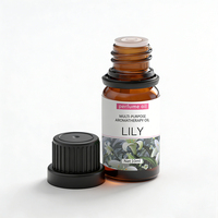Huile essentielle de lys naturelle biologique 10 ml en marque propre, huile essentielle d'aromathérapie sans flamme pour hôtel et maison
