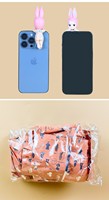 Angel Fruit Neues Design PVC Auto-Ornament Klebrige Telefon-Dekoration Heißer Grenzüberschreitender Cupid-Figur Anime Frozen Mystery Boxen