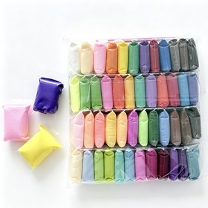 Argile super légère 48 couleurs pour modelage de slime DIY avec paillettes décoratives, type cadeau, argile à modeler et slime pour les 5-7 ans - Product Image 2