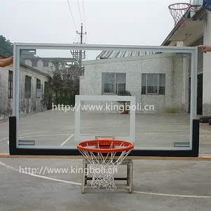 FIBA المهنية مخصص الزجاج المقسى/الاكريليك لوحة كرة السلة الخلفية