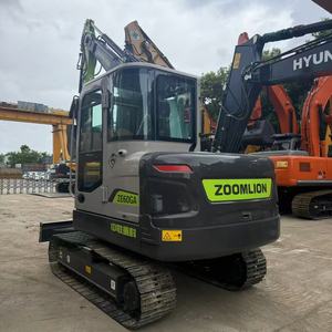Nouvelle mini-excavatrice sur chenilles Zoomlion ZE60GA de 6 tonnes, excavatrice hydraulique avec cabine, en stock - Product Image 1